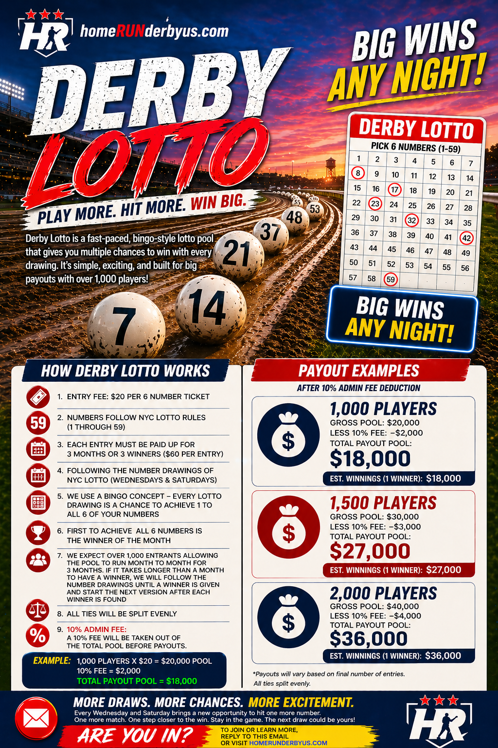 Derby Numbers League artwork