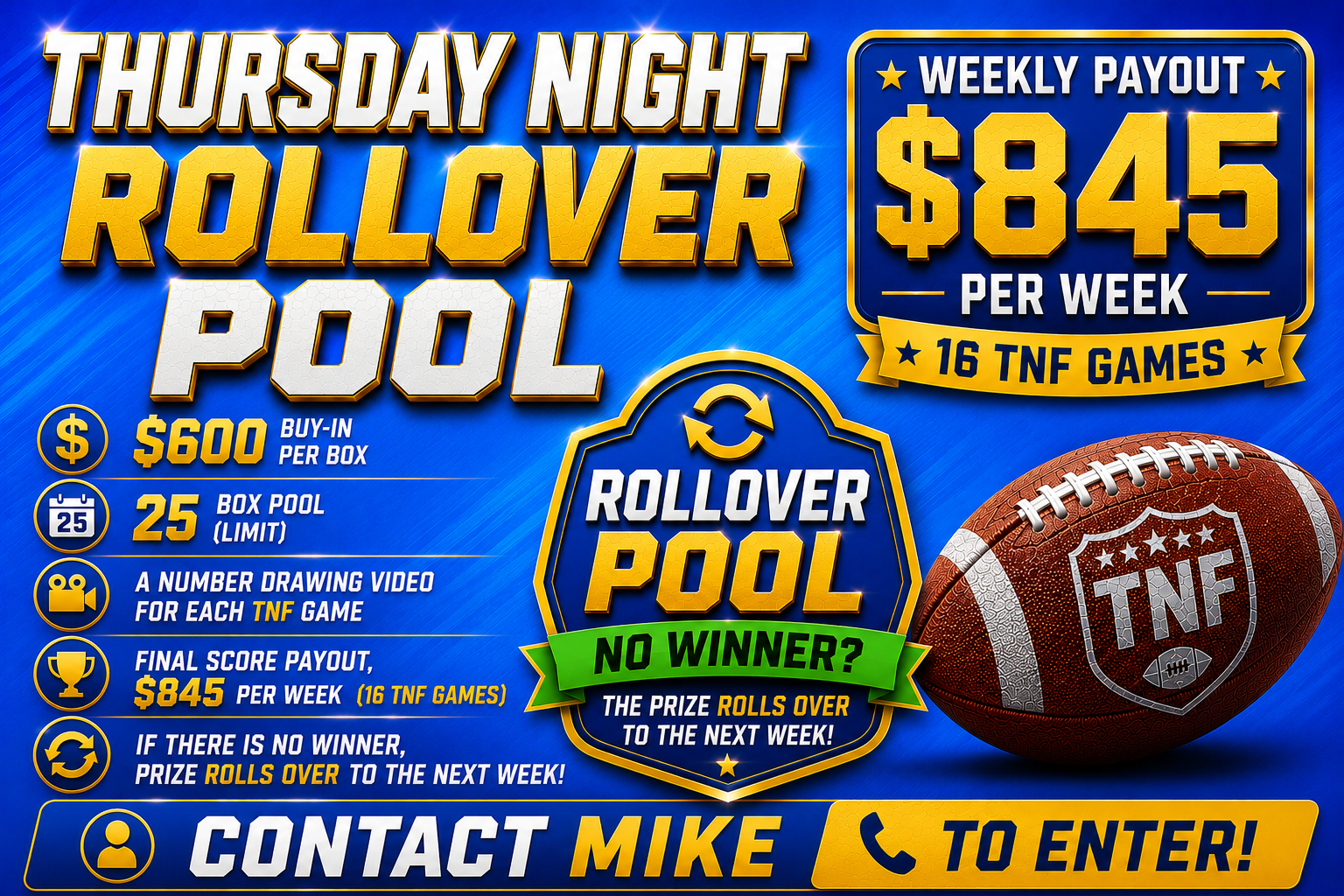 TNF Rollover